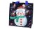 Torba Prezentowa w Ciemnym Kolorze Motyw Bałwana 23cm x 21,5cm x 11cm LEAN TOYS