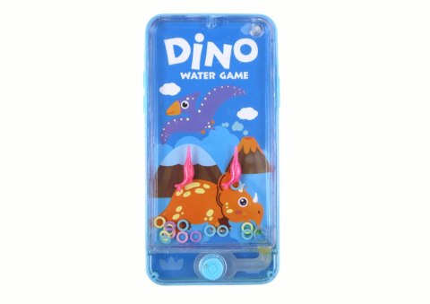 Wodna Gra Zręcznościowa Konsola Telefon Dinozaur Niebieska LEAN TOYS Wodna Gra Zręcznościowa Konsola Telefon Dinozaur Niebieska LEAN TOYS