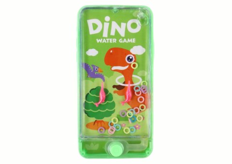 Wodna Gra Zręcznościowa Konsola Telefon Dinozaur Zielona LEAN TOYS Wodna Gra Zręcznościowa Konsola Telefon Dinozaur Zielona LEAN TOYS