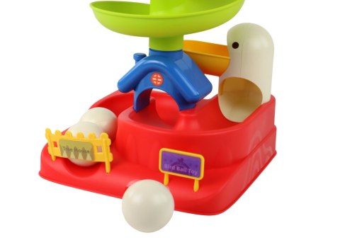 Zabawka Sensoryczna Spadająca Kulka Jajko Kurczak Zjeżdżalnia LEAN Toys Zabawka Sensoryczna Spadająca Kulka Jajko Kurczak Zjeżdżalnia LEAN Toys
