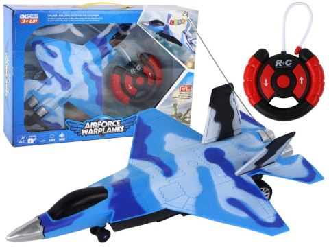 Zdalnie Sterowany Myśliwiec z Efektami Dźwiękowymi i Świetlnymi LEAN Toys Zdalnie Sterowany Myśliwiec z Efektami Dźwiękowymi i Świetlnymi LEAN Toys