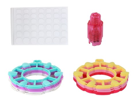 Zestaw Do Paznokci Różowy Tipsy Naklejki Diamenciki LEAN Toys Zestaw Do Paznokci Różowy Tipsy Naklejki Diamenciki LEAN Toys