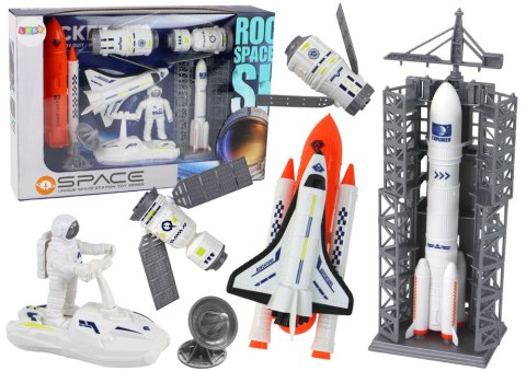 Zestaw Kosmiczny Misja Kosmiczna Rakieta Statek Kosmiczny 8 ele. LEAN Toys Zestaw Kosmiczny Misja Kosmiczna Rakieta Statek Kosmiczny 8 ele. LEAN Toys