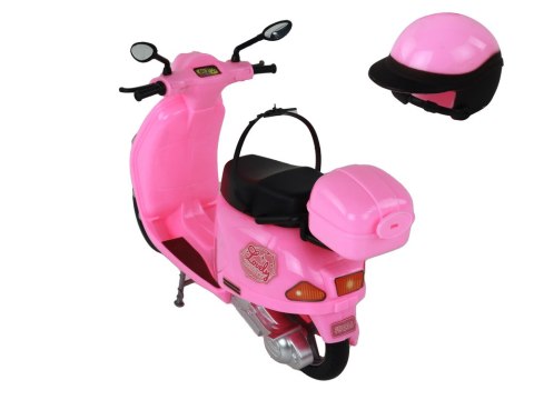 Zestaw Lalka Na Skuterze Różowa Ruchome Elementy LEAN Toys Zestaw Lalka Na Skuterze Różowa Ruchome Elementy LEAN Toys