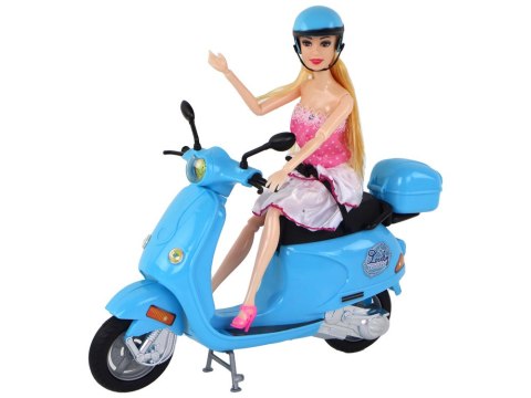 Zestaw Lalka Z Dzieckiem Skutery Zestaw Akcesoria LEAN Toys Zestaw Lalka Z Dzieckiem Skutery Zestaw Akcesoria LEAN Toys