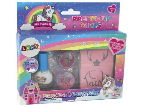 Zestaw Piękności Lakiery Do Paznokci Sypki Brokat Szablony LEAN TOYS Zestaw Piękności Lakiery Do Paznokci Sypki Brokat Szablony LEAN TOYS