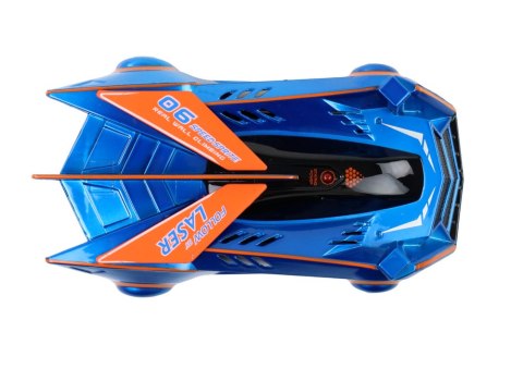 Autko Sportowe Auto Jeżdżące Po Ścianach Suficie Na Laser Niebieskie LEAN Toys Autko Sportowe Auto Jeżdżące Po Ścianach Suficie Na Laser Niebieskie LEAN Toys