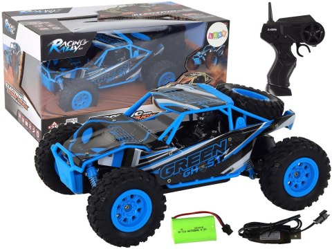 Autko Terenowe Zdalnie Sterowane R/C 1:24 Niebieskie LEAN Toys Autko Terenowe Zdalnie Sterowane R/C 1:24 Niebieskie LEAN Toys