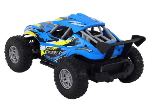 Auto 1:16 Zdalnie Sterowane Off-Road Samochód Terenowy RC Niebieski LEAN Toys Auto 1:16 Zdalnie Sterowane Off-Road Samochód Terenowy RC Niebieski LEAN Toys