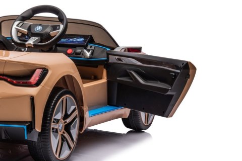 Auto Na Akumulator BMW I4 Złote 4x4 LEAN CARS Auto Na Akumulator BMW I4 Złote 4x4 LEAN CARS