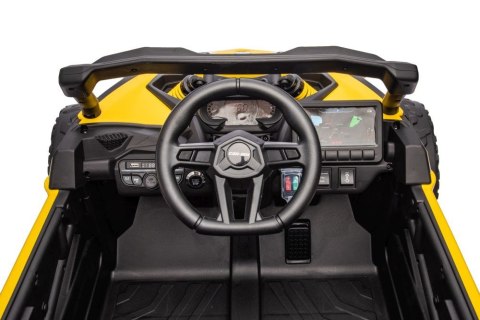 Auto Na Akumulator Buggy Can-am DK-CA003 Żółty LEAN CARS Auto Na Akumulator Buggy Can-am DK-CA003 Żółty LEAN CARS