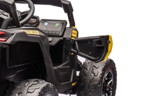 Auto Na Akumulator Buggy Can-am DK-CA003 Żółty LEAN CARS Auto Na Akumulator Buggy Can-am DK-CA003 Żółty LEAN CARS
