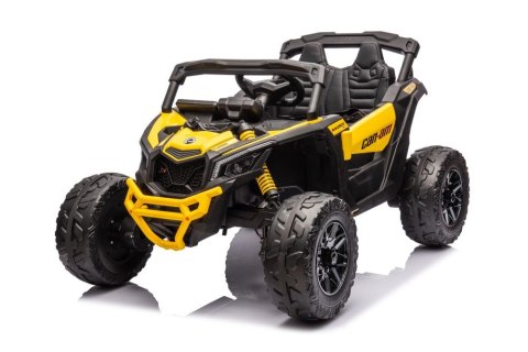 Auto Na Akumulator Buggy Can-am DK-CA003 Żółty LEAN CARS Auto Na Akumulator Buggy Can-am DK-CA003 Żółty LEAN CARS