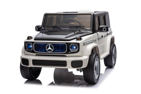 Auto Na Akumulator Mercedes EQG 4x4 Biały LEAN CARS Auto Na Akumulator Mercedes EQG 4x4 Biały LEAN CARS