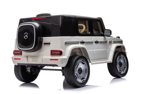 Auto Na Akumulator Mercedes EQG 4x4 Biały LEAN CARS Auto Na Akumulator Mercedes EQG 4x4 Biały LEAN CARS