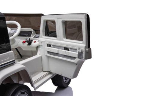 Auto Na Akumulator Mercedes EQG 4x4 Biały LEAN CARS Auto Na Akumulator Mercedes EQG 4x4 Biały LEAN CARS