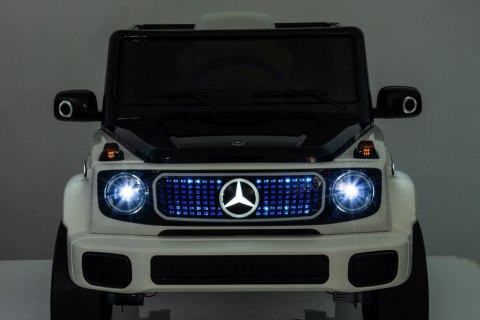 Auto Na Akumulator Mercedes EQG 4x4 Biały LEAN CARS Auto Na Akumulator Mercedes EQG 4x4 Biały LEAN CARS