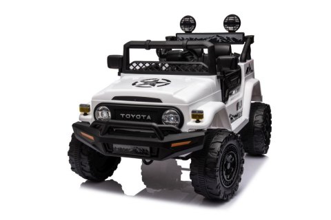 Auto Na Akumulator Toyota FJ Biała 4x4 LEAN CARS Auto Na Akumulator Toyota FJ Biała 4x4 LEAN CARS