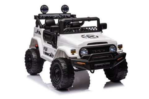 Auto Na Akumulator Toyota FJ Biała 4x4 LEAN CARS Auto Na Akumulator Toyota FJ Biała 4x4 LEAN CARS