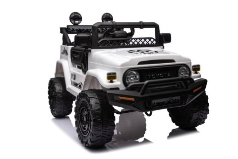 Auto Na Akumulator Toyota FJ Biała 4x4 LEAN CARS Auto Na Akumulator Toyota FJ Biała 4x4 LEAN CARS