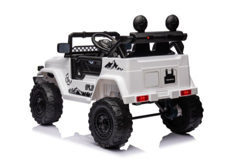 Auto Na Akumulator Toyota FJ Biała 4x4 LEAN CARS Auto Na Akumulator Toyota FJ Biała 4x4 LEAN CARS