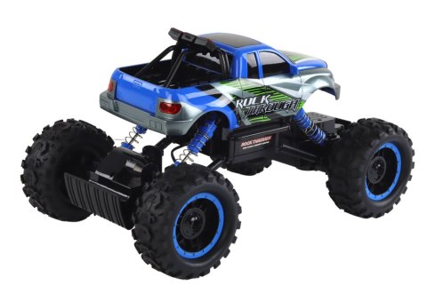 Auto Terenowe Zdalnie Sterowane RC 1:14 2.4G Niebieskie LEAN Toys Auto Terenowe Zdalnie Sterowane RC 1:14 2.4G Niebieskie LEAN Toys