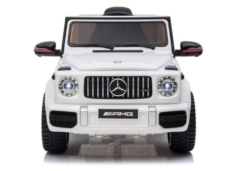 Auto na Akumulator Mercedes G63 Biały BBH-0003 LEAN CARS Auto na Akumulator Mercedes G63 Biały BBH-0003 LEAN CARS