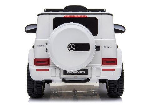 Auto na Akumulator Mercedes G63 Biały BBH-0003 LEAN CARS Auto na Akumulator Mercedes G63 Biały BBH-0003 LEAN CARS
