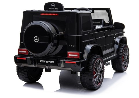 Auto na akumulator Mercedes G63 Czarny BBH-0003 LEAN CARS Auto na akumulator Mercedes G63 Czarny BBH-0003 LEAN CARS