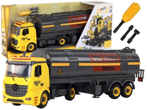 Cysterna DIY Do Skręcania i Rozkręcania Żółta Światła Dźwięk LEAN Toys Cysterna DIY Do Skręcania i Rozkręcania Żółta Światła Dźwięk LEAN Toys