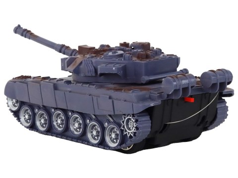 Czołg R/C Zdalnie Sterowany Światła Dźwięk Granatowy 1:18 27MHz LEAN Toys Czołg R/C Zdalnie Sterowany Światła Dźwięk Granatowy 1:18 27MHz LEAN Toys