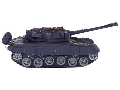 Czołg R/C Zdalnie Sterowany Światła Dźwięk Granatowy 1:18 27MHz LEAN Toys Czołg R/C Zdalnie Sterowany Światła Dźwięk Granatowy 1:18 27MHz LEAN Toys