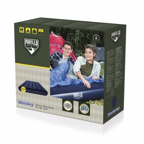 Dmuchany Materac 191 x 137 x 22 cm Bestway 67002 Bestway Dmuchany Materac 191 x 137 x 22 cm Bestway 67002 Bestway