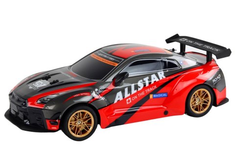 Duże Auto Sportowe Zdalnie Sterowane 1:10 Czerwone LEAN Toys Duże Auto Sportowe Zdalnie Sterowane 1:10 Czerwone LEAN Toys