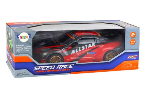 Duże Auto Sportowe Zdalnie Sterowane 1:10 Czerwone LEAN Toys Duże Auto Sportowe Zdalnie Sterowane 1:10 Czerwone LEAN Toys