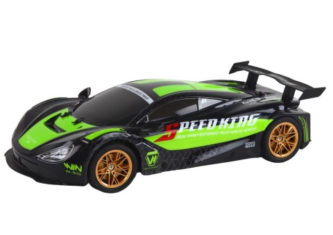Duże Auto Sportowe Zdalnie Sterowane 1:10 Zielono-Czarne LEAN Toys Duże Auto Sportowe Zdalnie Sterowane 1:10 Zielono-Czarne LEAN Toys