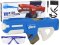 Duży Pistolet Na Wodę Niebieski 750ml Okulary LEAN Toys