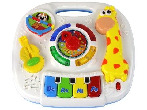 Edukacyjny Interaktywny Stolik Tablica 2w1 Dla Maluchów Żyrafa LEAN Toys Edukacyjny Interaktywny Stolik Tablica 2w1 Dla Maluchów Żyrafa LEAN Toys