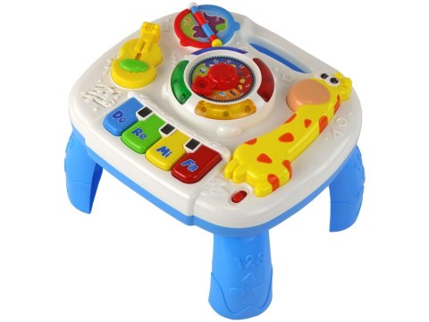 Edukacyjny Interaktywny Stolik Tablica 2w1 Dla Maluchów Żyrafa LEAN Toys Edukacyjny Interaktywny Stolik Tablica 2w1 Dla Maluchów Żyrafa LEAN Toys
