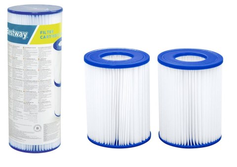 Filtr do pompy filtrującej Typ II 2szt. Bestway 58094 Bestway Filtr do pompy filtrującej Typ II 2szt. Bestway 58094 Bestway