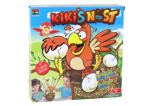 Gra Zbuduj Gniazdo Kurczaka Bierki Zręcznościowa Rodzinna LEAN Toys Gra Zbuduj Gniazdo Kurczaka Bierki Zręcznościowa Rodzinna LEAN Toys