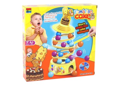 Gra Zręcznościowa Mysz Myszki Kulki Zjeżdżalnia Wieża Piłeczki LEAN Toys Gra Zręcznościowa Mysz Myszki Kulki Zjeżdżalnia Wieża Piłeczki LEAN Toys