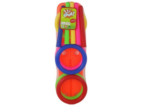 Gra Zręcznościowa Rzut Do Celu Kolorowe Obręcze LEAN Toys Gra Zręcznościowa Rzut Do Celu Kolorowe Obręcze LEAN Toys