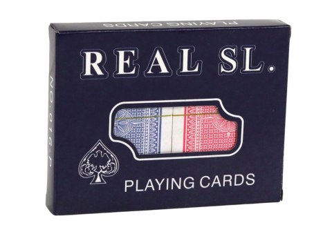 Karty Do Gry Real Sl Dwie Talie LEAN TOYS Karty Do Gry Real Sl Dwie Talie LEAN TOYS