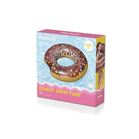 Koło Do Pływania Donut Pączek Brązowy 107 cm Bestway 36118 Bestway Koło Do Pływania Donut Pączek Brązowy 107 cm Bestway 36118 Bestway