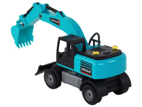 Koparka Zestaw DIY Niebieska Pojazd Budowlany Wiertnica Chwytak LEAN Toys Koparka Zestaw DIY Niebieska Pojazd Budowlany Wiertnica Chwytak LEAN Toys