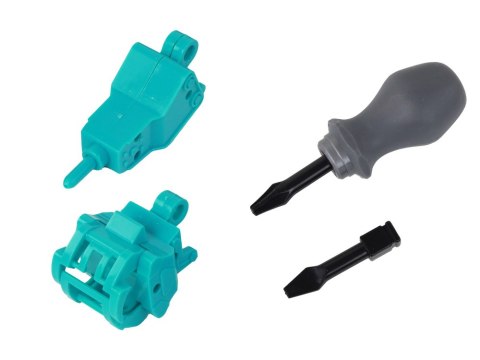 Koparka Zestaw DIY Niebieska Pojazd Budowlany Wiertnica Chwytak LEAN Toys Koparka Zestaw DIY Niebieska Pojazd Budowlany Wiertnica Chwytak LEAN Toys