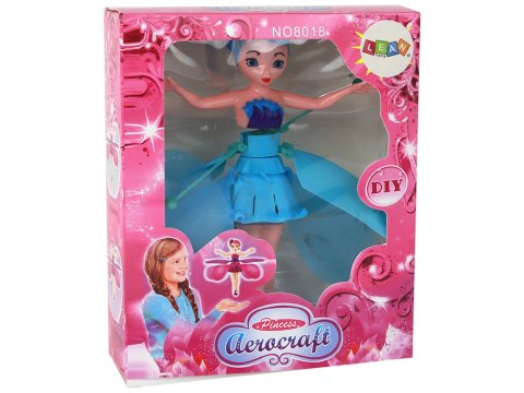 Magiczna Lalka Latająca Wróżka Niebieska Sterowana Ręką LEAN Toys Magiczna Lalka Latająca Wróżka Niebieska Sterowana Ręką LEAN Toys