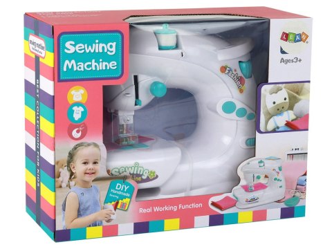 Maszyna Do Szycia Dla Dzieci Jak Prawdziwa Biała Na Baterie LEAN Toys Maszyna Do Szycia Dla Dzieci Jak Prawdziwa Biała Na Baterie LEAN Toys