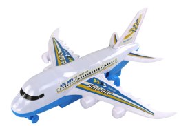 Samolot Pasażerski Zdalnie Sterowany R/C Światła Biały DIY LEAN Toys
